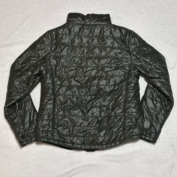 Misesny Couture Green Puffer Jacket - Size G (L)- Cozy Winter Outerwear - Picture 3 of 9